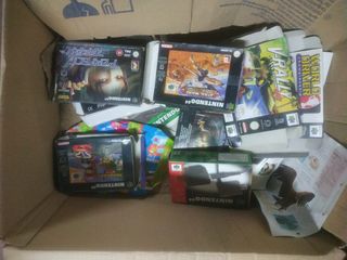Cajas de juegos Nintendo 64 (Lote)