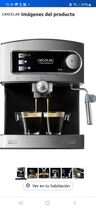 Cafetera Cecotec Power Espresso 20