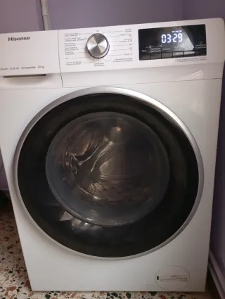 Lavadora Hisense 10 kg Steam Purejet Inverter