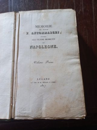 Libro antico 1827