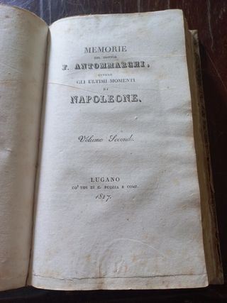 Libro antico 1827