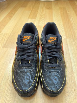 Zapatillas Nike Air Max 90 Negras Naranja