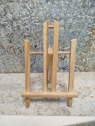Mini caballete decorativo de madera 20X30CM