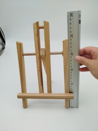 Mini caballete decorativo de madera 20X30CM