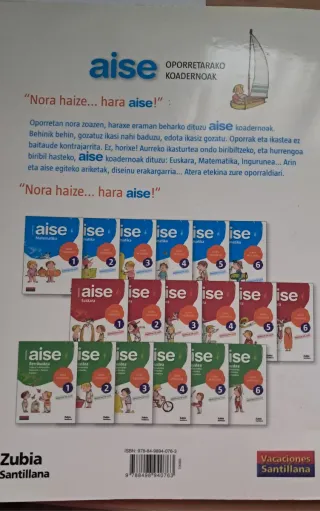 Libro OPORRETAN AISE MATEMATIKA 5 LEHEN HEZKUNTZA 