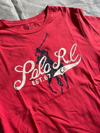 Camiseta Polo Ralph Lauren Talla L Roja