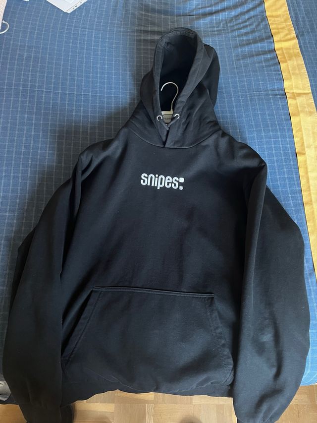 Sudadera SNIPES con capucha negra talla XL