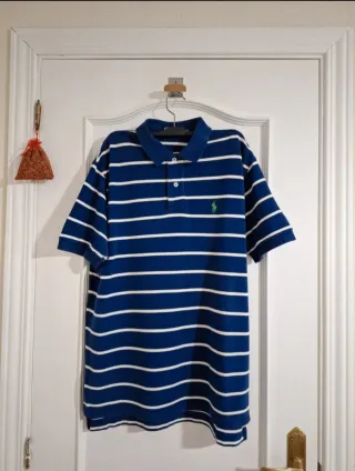 Polo Ralph Lauren Rayas Azul Hombre