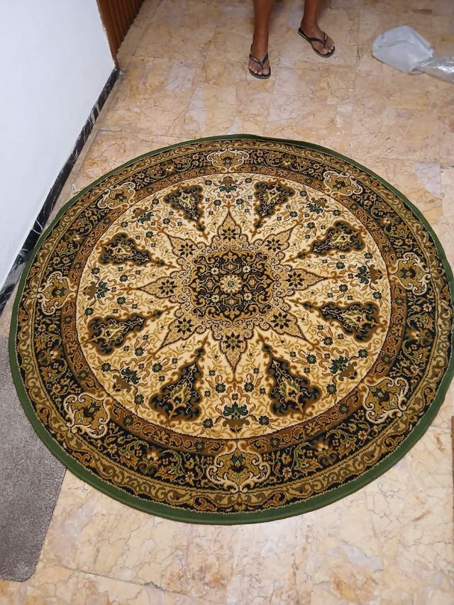 Alfombra redonda vintage