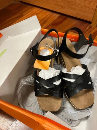 Sandalias Refresh Negras Talla 40