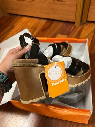 Sandalias Refresh Negras Talla 40