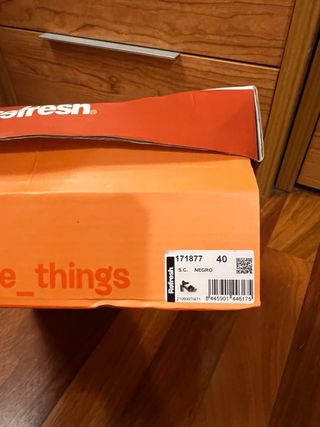 Sandalias Refresh Negras Talla 40