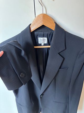 Americana Armani Mujer Talla 42 Negra