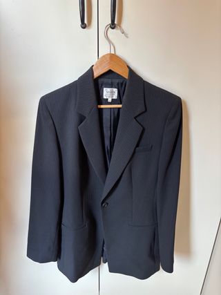 Americana Armani Mujer Talla 42 Negra