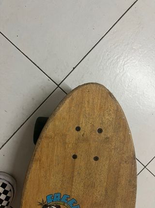 Longboard de madera con grip