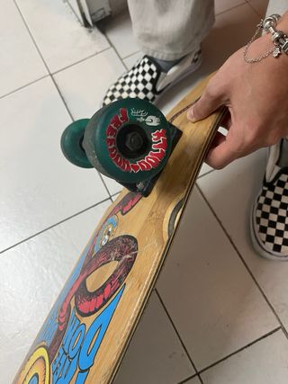 Longboard de madera con grip