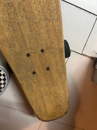 Longboard de madera con grip
