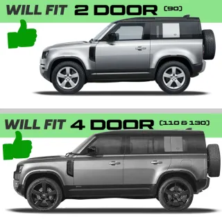 Tapas paragolpes gancho trasero Land Rover Def