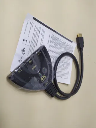 Conmutador HDMI 4K 3x1 HDTV XBOX PS4 PS5
