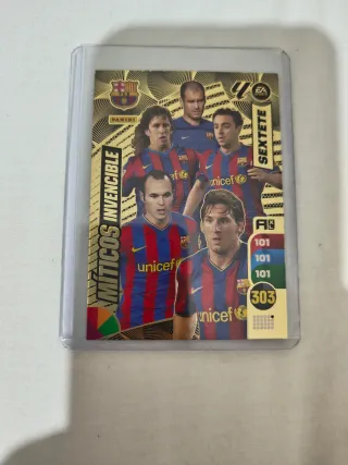 Carta Panini Míticos Invencibles Sextete