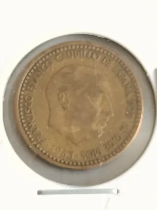 1 Peseta 1963 Estrella 64