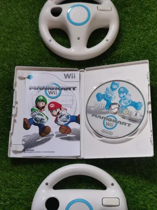 Mario Kart Wii + 2 Volantes originales Wii