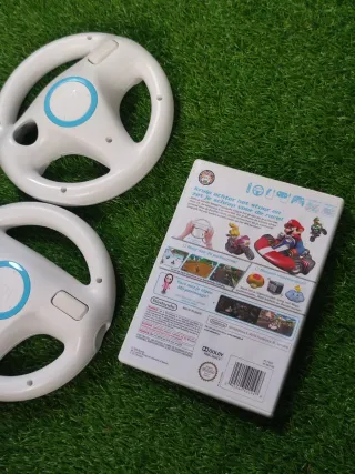 Mario Kart Wii + 2 Volantes originales Wii