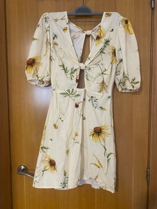 Vestido H&M flores amarillas