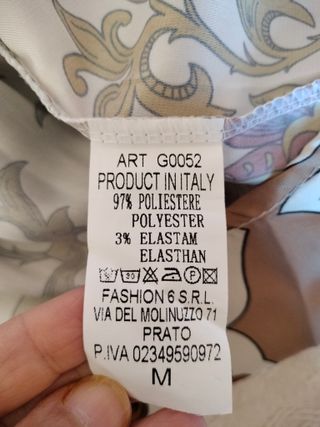 Vestito fantasia floreale taglia M
