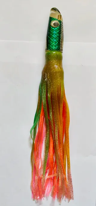 Pulpo pesca curricán embarcación