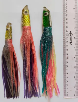 Pulpo pesca curricán embarcación