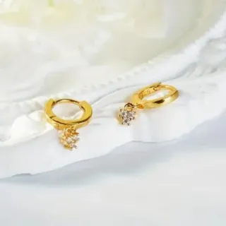 Pendientes Aro Plata 925 Chapado Oro