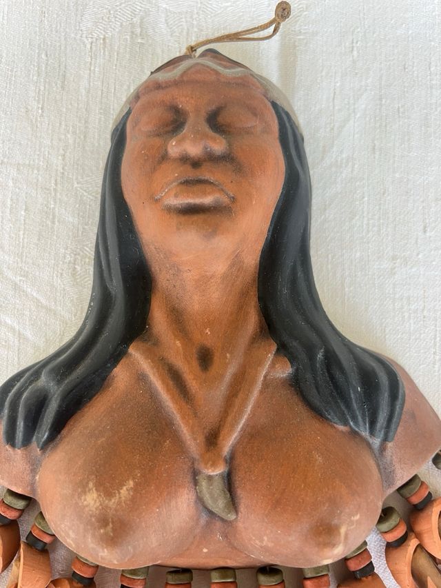 Artesanía Colombiana Barro Mujer Pared