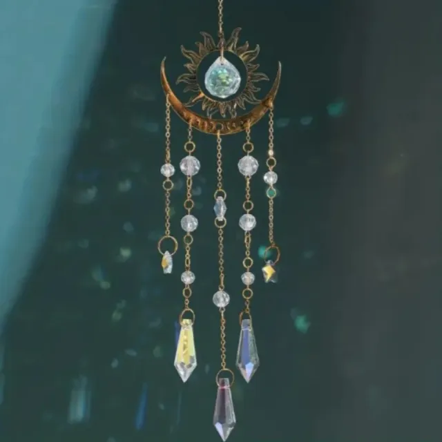 Atrapasol Sol y Luna Cristal