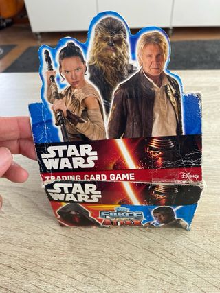 Lote cromos Star Wars/ Caja con 50 sobres