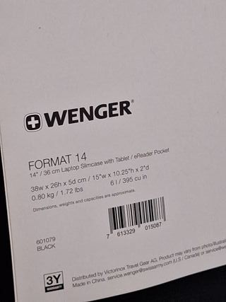 Estuche transporte Wenger Format 14
