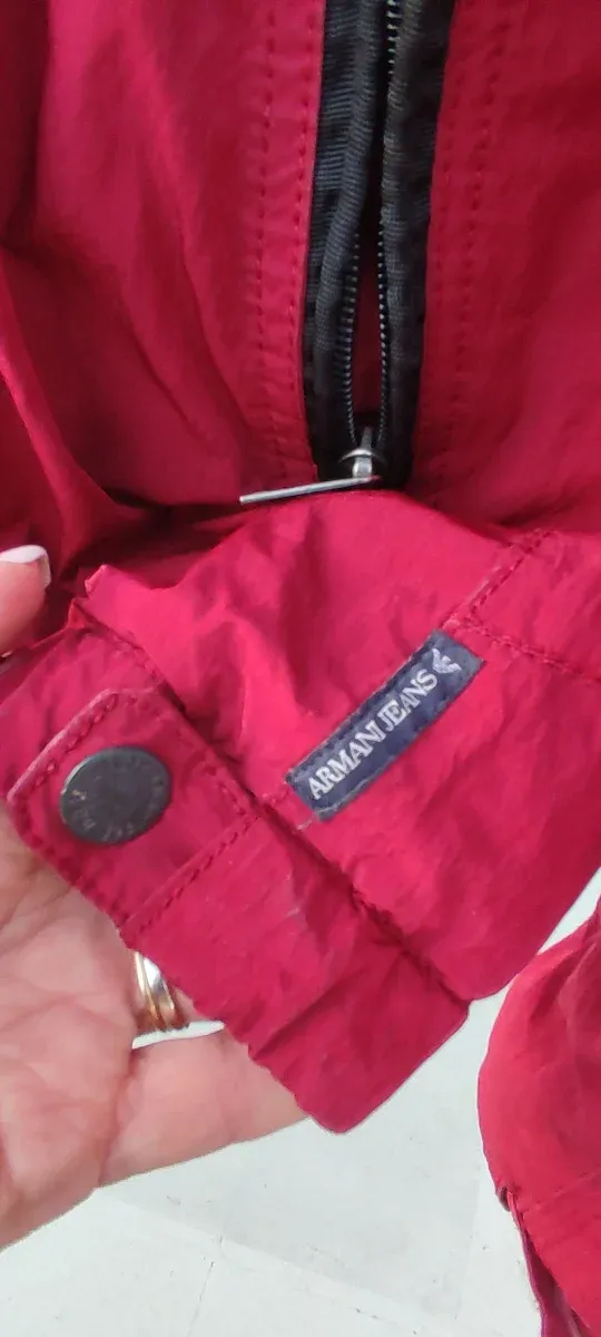 Giubbotto Uomo Giorgio Armani Rosso