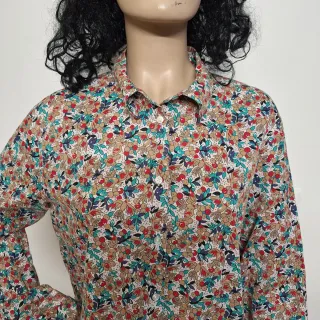 Camicia donna fantasia floreale
