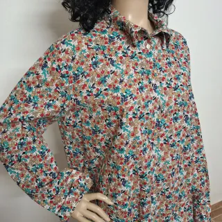Camicia donna fantasia floreale