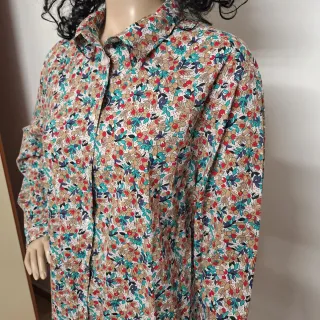 Camicia donna fantasia floreale