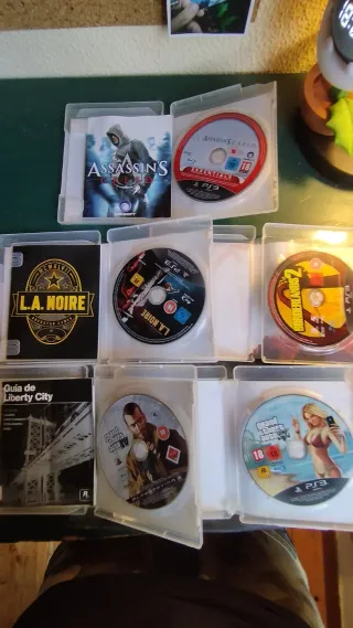 Pack 5 Juegos PS3: GTA V, GTA IV, L.A. Noire, AC