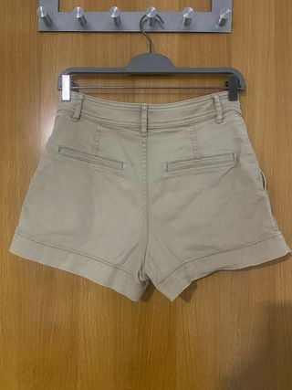 Shorts de tela H&M beige