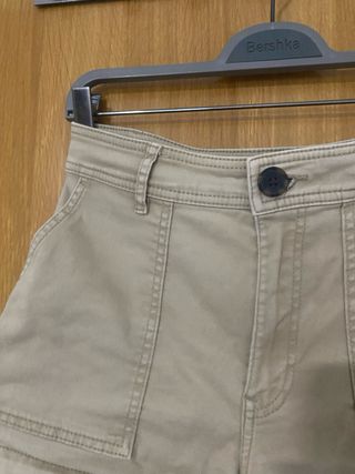 Shorts de tela H&M beige