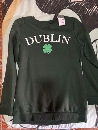 Jersey Primark Dublin verde niño 164