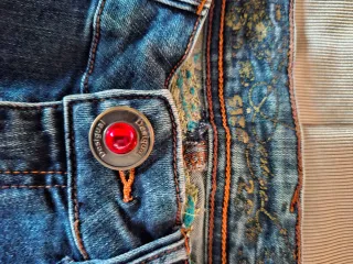 Pantalón Desigual Azul con Detalles