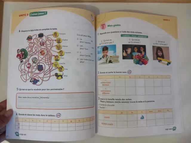 Cuaderno de ejercicios de Francés MACARON 1. Nuevo