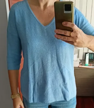 Jersey Mango azul talla S