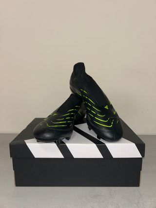 Botas de fútbol Adidas Predator Negras/Verdes