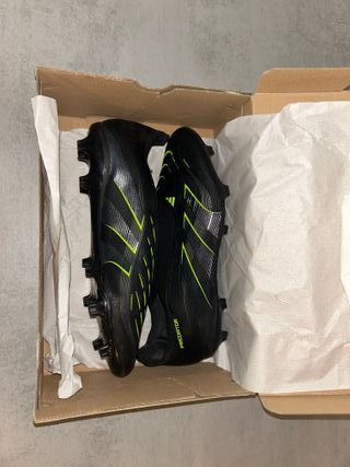 Botas de fútbol Adidas Predator Negras/Verdes