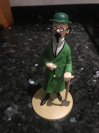 Figura Tintin Profesor Tornasol con pala